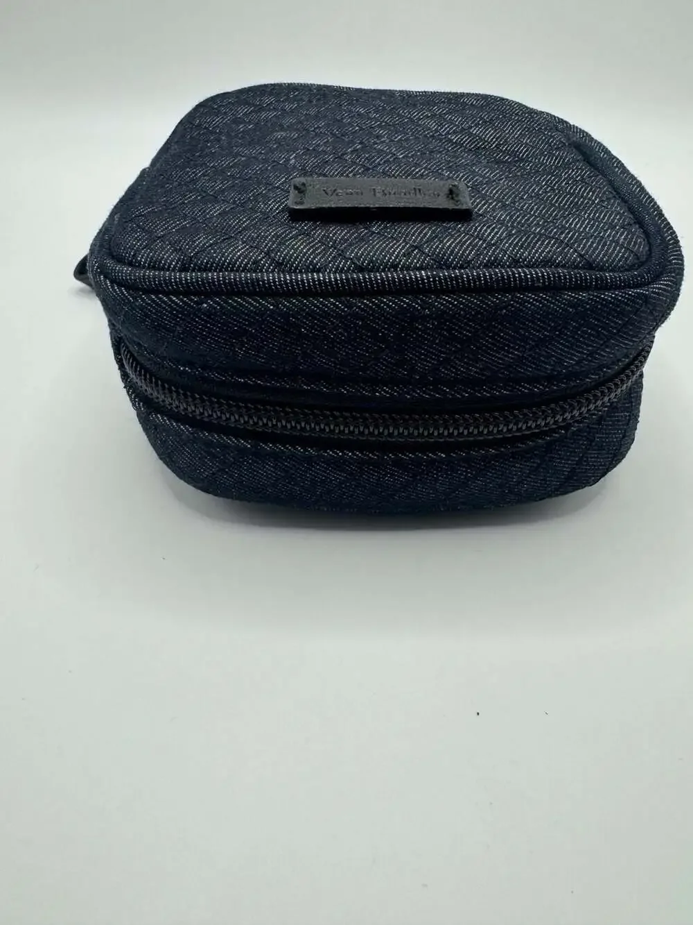 Vera Bradley Quilted Denim Jewelry Organizer Travel Case